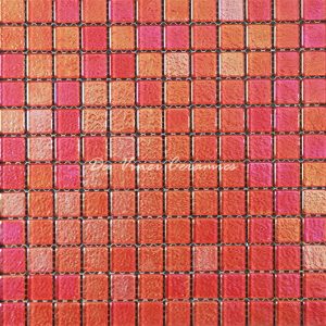 Glass Mosaic Tiles - RED-001