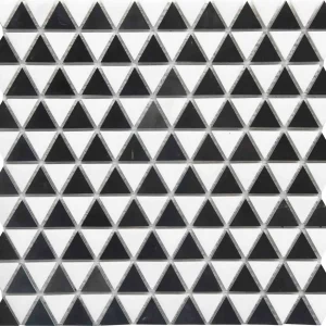 LAY668-C Black & White Marble Stone Mosaic Tile 320x400 | Luxury Mosaic Tiles Sri Lanka