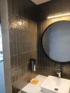 Zellige Tile Bathroom Wall Project Da Vinci Ceramics