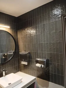 Zellige Tile Bathroom Wall Project